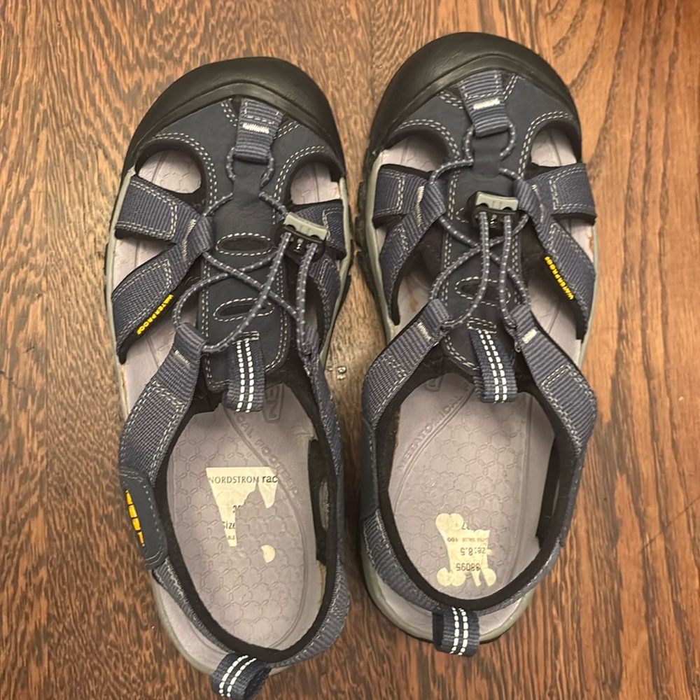 Keen Newport H2 Blue Waterproof Hiking Shoes Water Sandals Women's Size 8.5 NWOT